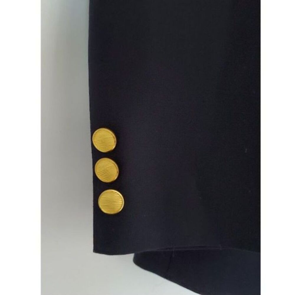 NWT Continental Airlines Uniform Blazer Flight Attendant Navy Blue Sz 4R VNTG - Picture 5 of 11